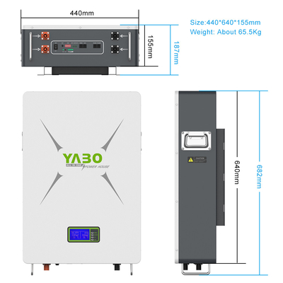 150Ah 230Ah 48V 72V Lifepo4 Batterie Powerwall Lithium-Eisenphosphat prismatische Zellen
