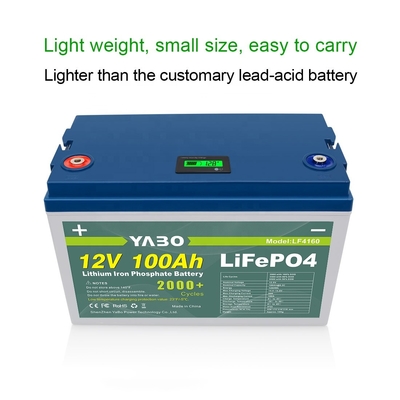 12 V 100 Ah Lithium-Eisen-Lifepo4-Batterie BMS Energy Solar Control 12 V