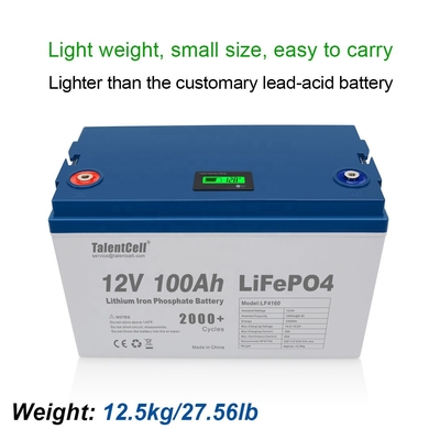 Lifepo4 Golf Battery Solar RV Wiederaufladbare 100ah 12v Lithium lifepo4 Batterie