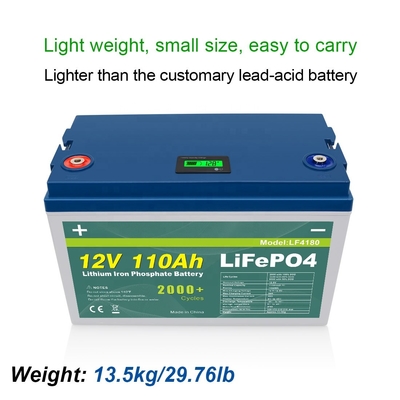 12 V 110 Ah Lifepo4 Golfwagen-Batterie Deep Cycle