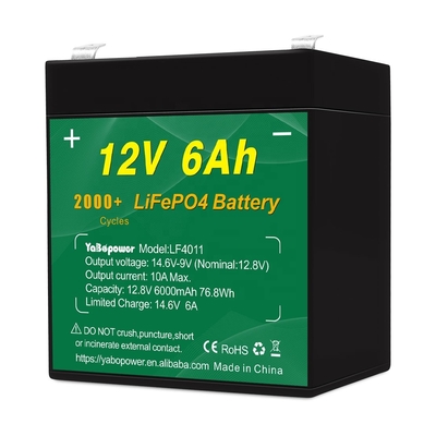Motorrad 12,8 V 12 V 6 Ah Lifepo4 Akku Hersteller Solar Alarm System
