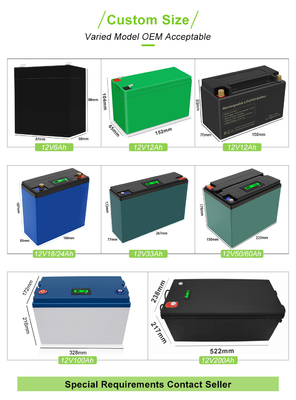 32650 32700 12 V 200 Ah Lithium-Eisen Lifepo4 Deep Cycle Batterie Bms