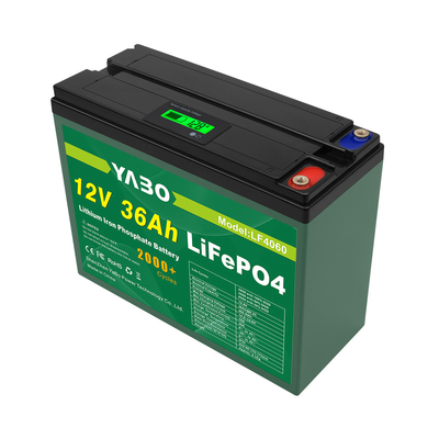 12V 36Ah Lifepo4 Batterie für Solarspeicherenergie Deep Cycle