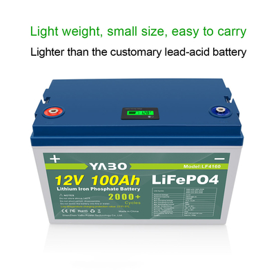 100 Ah Lifepo4 12 Volt Deep Cycle Batterie Lithium 2000 Zyklen ersetzen Gel