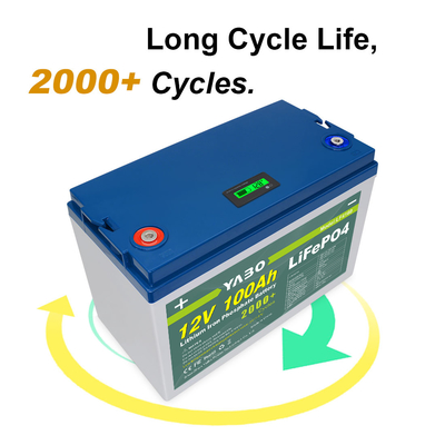 100 Ah Lifepo4 12 Volt Deep Cycle Batterie Lithium 2000 Zyklen ersetzen Gel