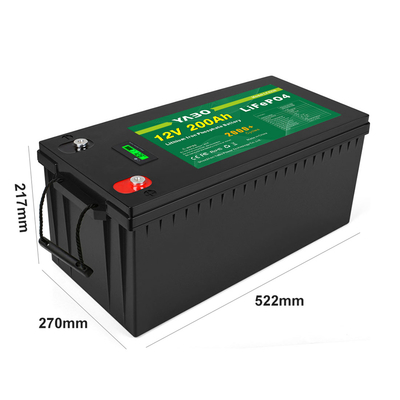 32700 Lifepo4 Akku 12V 200Ah Home Solar Management System LCD