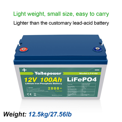 Solarenergie-Speichersysteme Deep Cycle Lithium-Ionen-Batterie 72 V 48 V 12 V 20 Ah 90 Ah 100 Ah Lifepo4