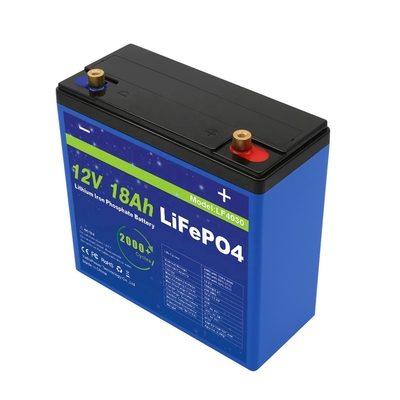 Erhebliche Lieferung Werksspezifische 12 V 18 Ah Entladestrom 9 A Lifepo4-Batterie mit herausragender Kapazität