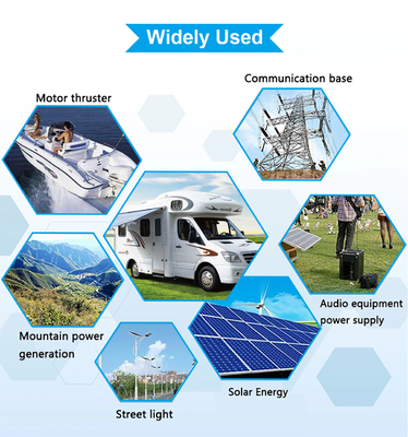 12V 24V 36V 48V 100Ah 200Ah 300Ah Lifepo4 Marine Batterie für Rv Solar