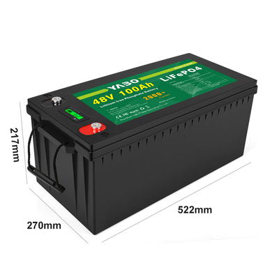 prismatische Zellen 48volt 100ah der Golfmobil-Lifepo4 Batterie-2000 der Zyklus-LFP