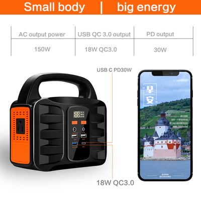 Batterieauto Tragbares Kraftwerk Solargenerator 150W Industriell