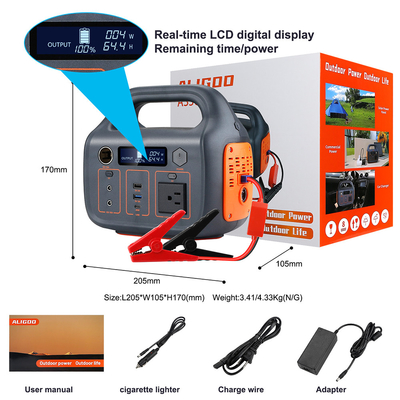 Startseite 110 V 220 V Camping Solargenerator 300 W tragbares Kraftwerk für den Außenbereich mit Autostart