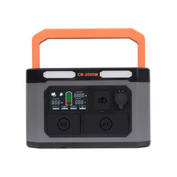 Indoor Lithium Portable Power Station für wiederaufladbare Tesla Tailgating 110V 220V 2000W