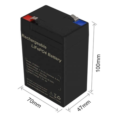 6.4V 4.5Ah 6V 5Ah Deep Cycle LiFePO4 Batterie Wiederaufladbare Beleuchtung