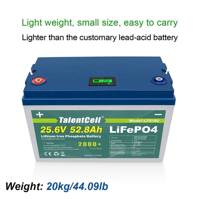 Software BMS Lifepo4 Batterie 24 V 50 Ah 25,6 V 52,8 Ah Mehr als 2000 Zyklen