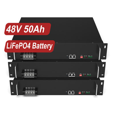 Sichere Energiespeicherung Lithium-48-V-50-Ah-LiFePO4-Batterie mit großer Kapazität