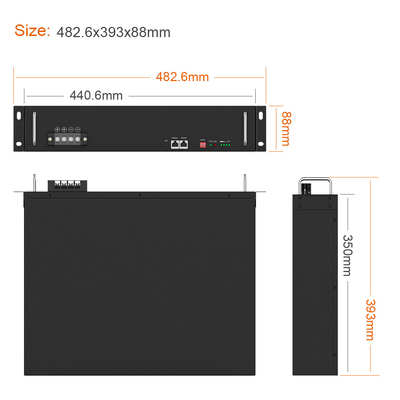 Energie-Speicher-System-Lithium-Ion Battery Pack Electric Power-Systeme 48V 50Ah