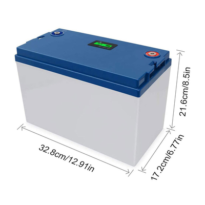 Plastikgehäuse FCC 100ah 12 der Volt-Lifepo4 Batterie-M8 des Anschluss-IP55