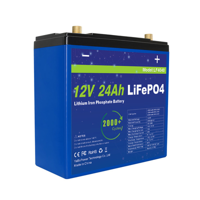 Kompakte Lithium-Eisen-Phosphatbatterie 12V 24Ah verpacken 32700 6Ah Konfiguration der Zellen4s4p