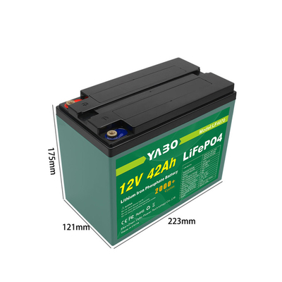 Batterie-Satz des Plastikgehäuse-12V 42Ah Lifepo4 mit 32700 6Ah Konfiguration der Zellen4s4p