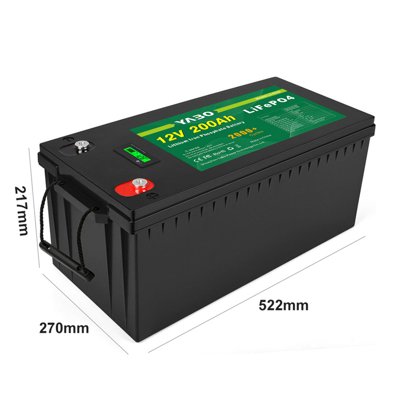 200Ah 300Ah Lithium 100ah 12v Lifepo4 Batterie Pack Deep Cycle RV Yacht Marine Solar