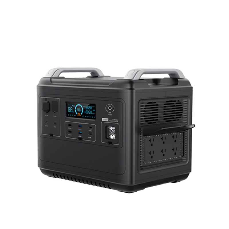 UPS Tragbares Lithium-Kraftwerk Lifepo4 Solar 2000 W 1000 Watt Zwei-Wege-Schnell