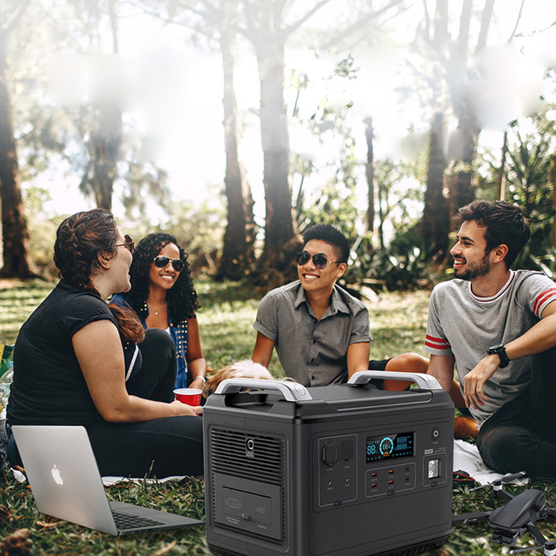 Outdoor 2000W Zwei-Wege 2000W Schneller AC-Ausgang Multifunktions-Powerbank 2000W tragbarer Solargenerator