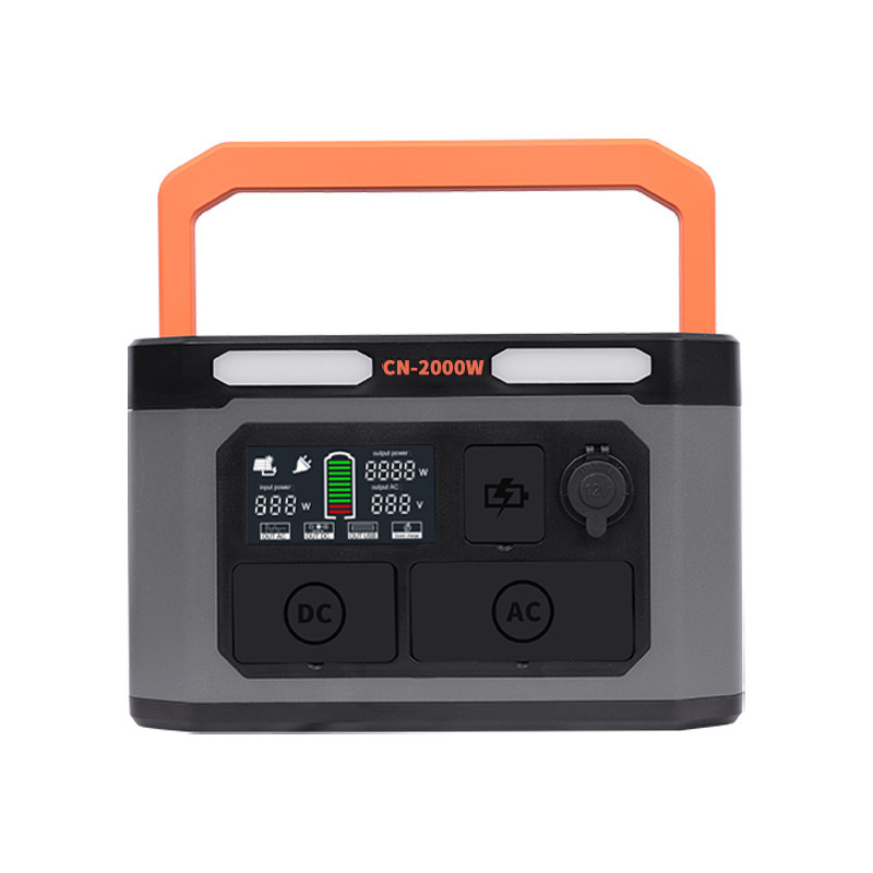 Indoor Lithium Portable Power Station für wiederaufladbare Tesla Tailgating 110V 220V 2000W