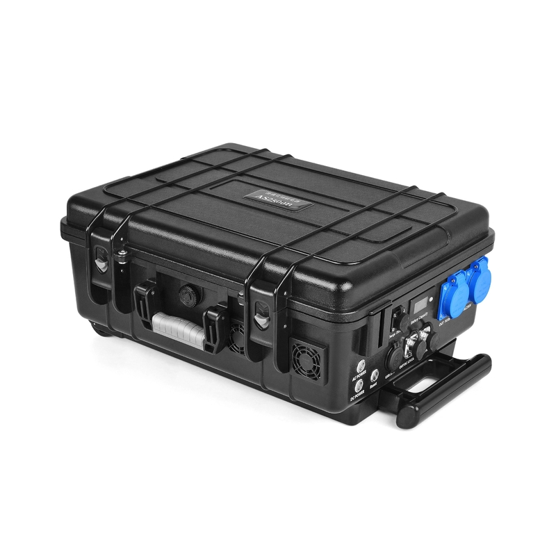 Elektroauto Lithium Tragbares Kraftwerk Bank Trolley Solar Backup Supply 2500Wh