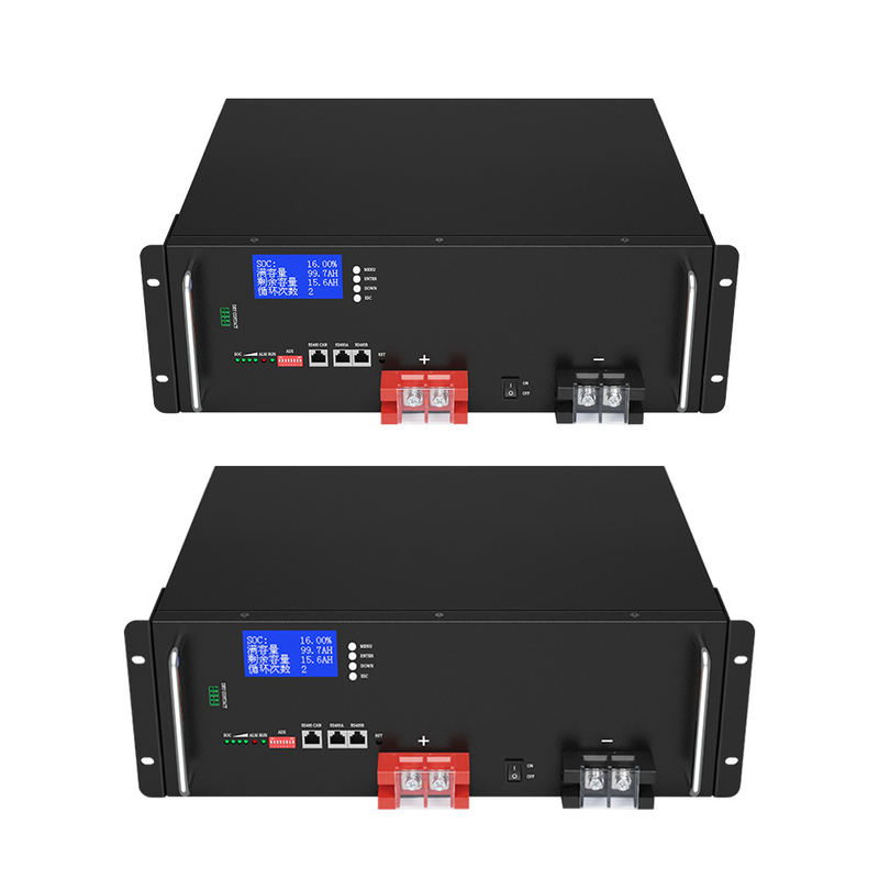 5000+ Zyklen Solarenergiespeichersysteme Lithium 48V 100Ah LiFePO4 Batterie mit 5 Jahren Garantie